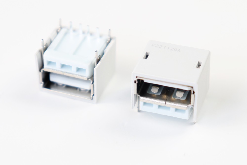 USB2.0 Type A Rec. 4Pin,Dustproof,Top Mount DIP Type