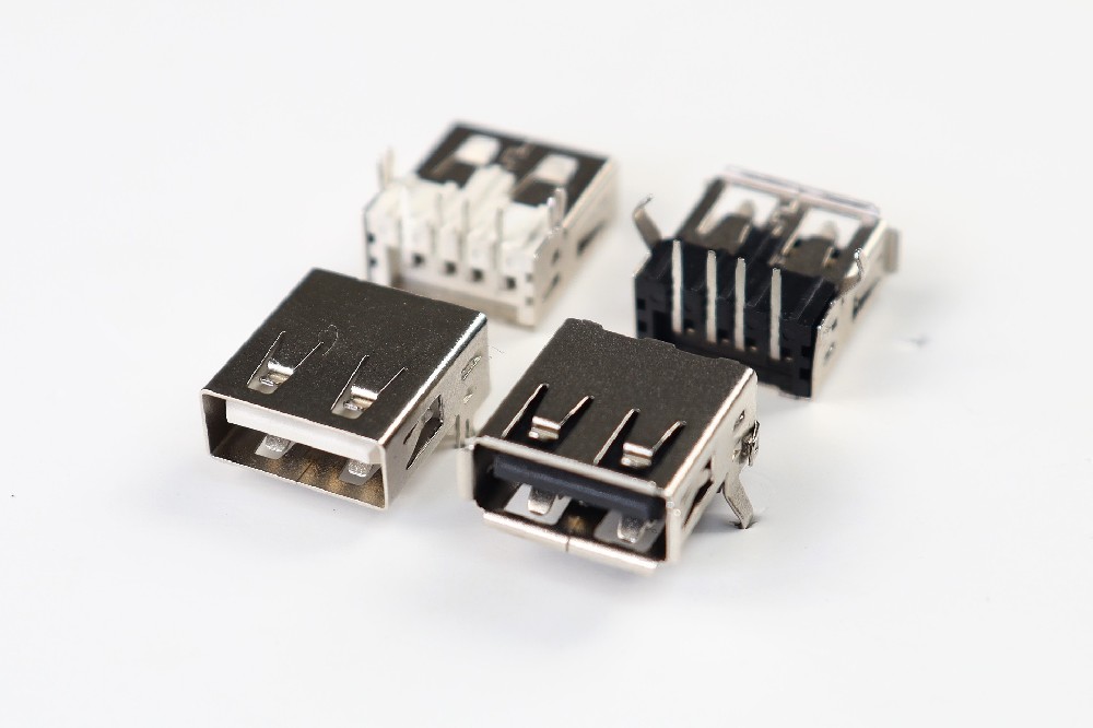 USB2.0 Type A Rec. 4Pin,Top Mount DIP&SMT Type