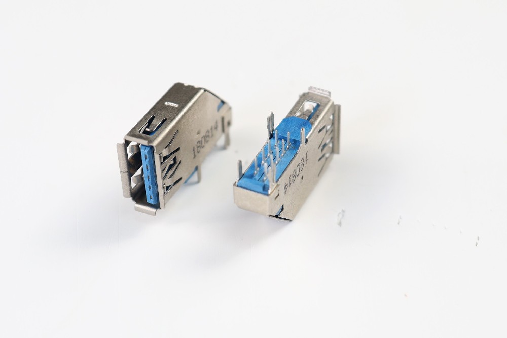 USB3.0 Type A Rec. 9Pin,UP-Right DIP Type