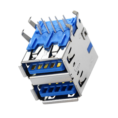 USB3.0 AF Double 90° DIP Type