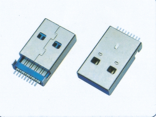 USB3.0 AM RVS SMT Type,H3.2mm