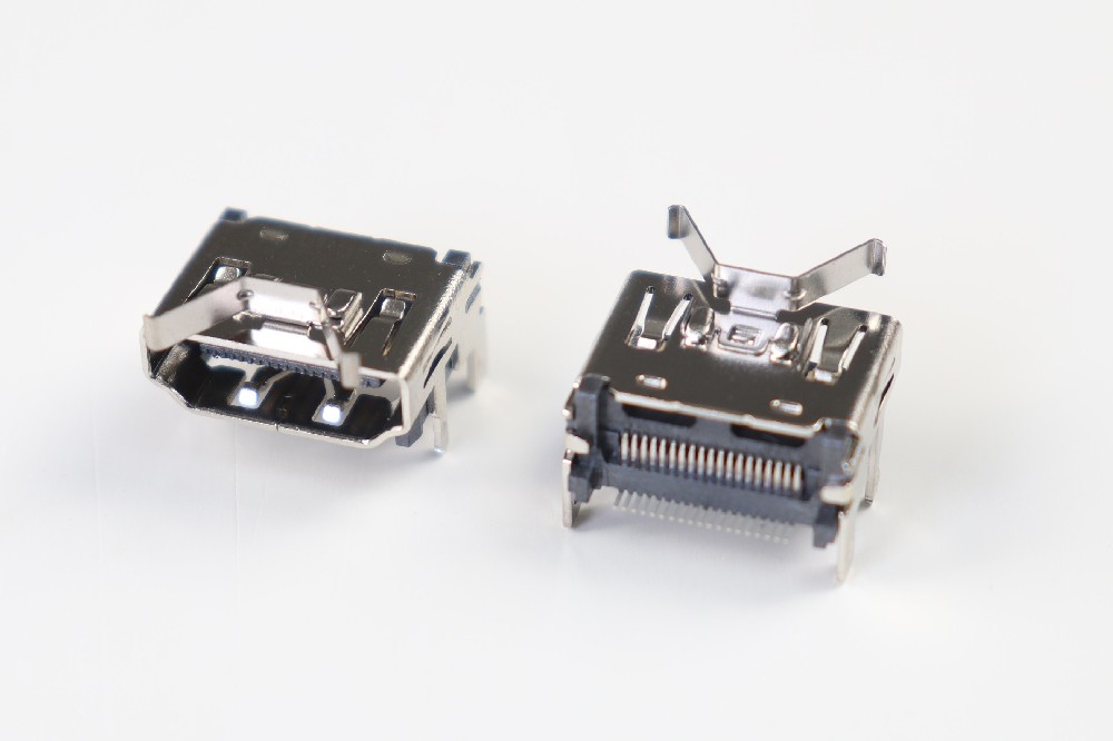 Std HDMI, Top Mount SMT Type with EMI Spring